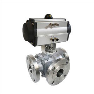 3 Txoj Kev Flanged Pob Valve